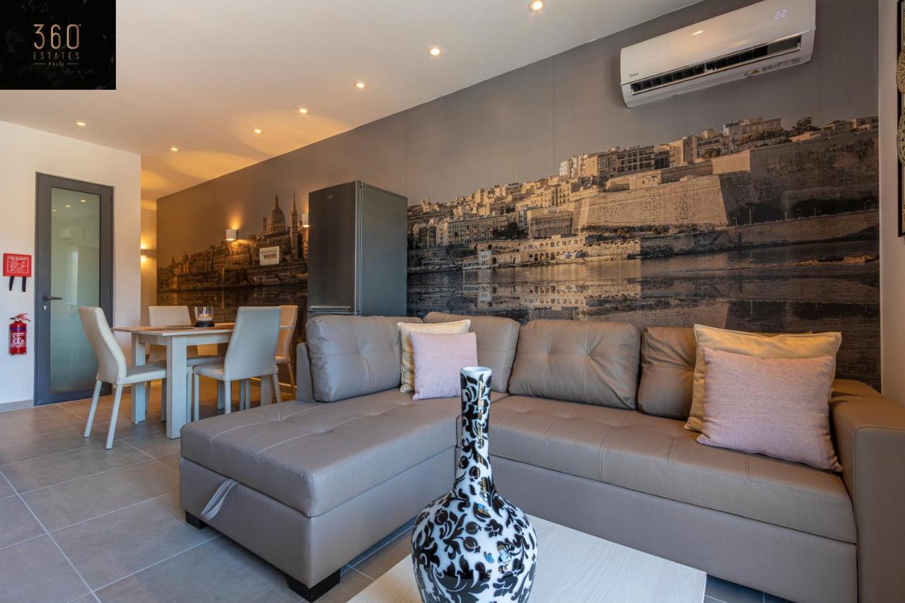 High-End Central Apt With Comfy Bed & Super Wifi By 360 Estates San Ġwann Exteriör bild