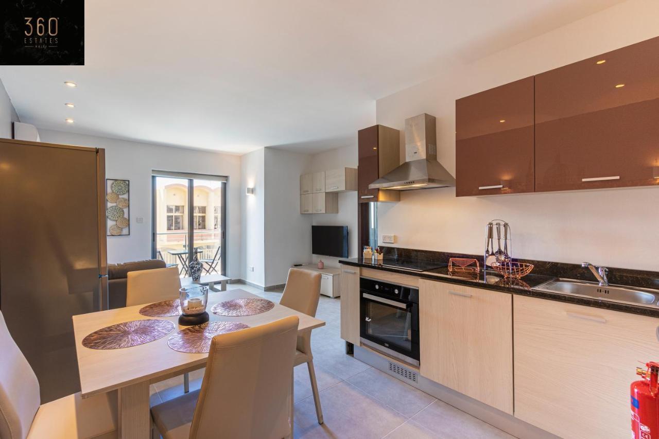 High-End Central Apt With Comfy Bed & Super Wifi By 360 Estates San Ġwann Exteriör bild