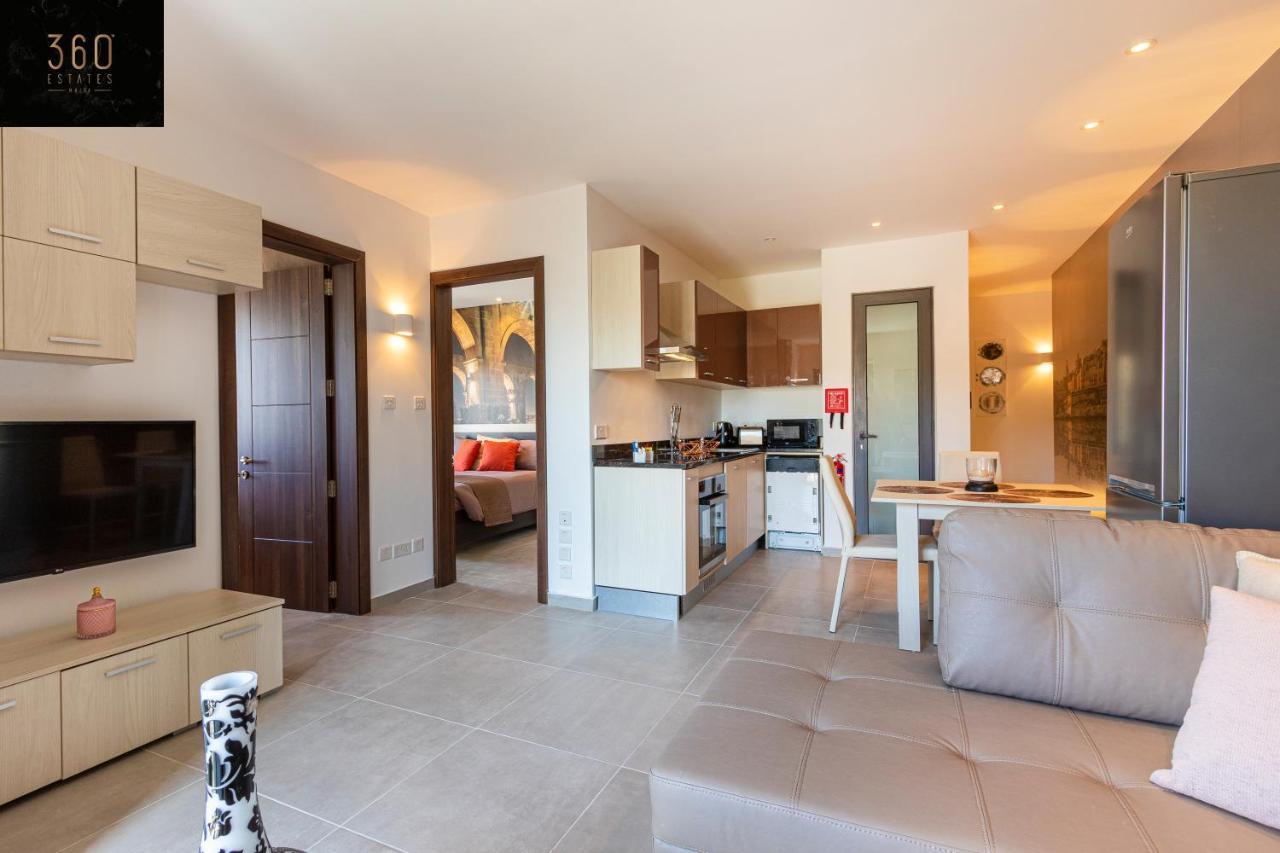 High-End Central Apt With Comfy Bed & Super Wifi By 360 Estates San Ġwann Exteriör bild
